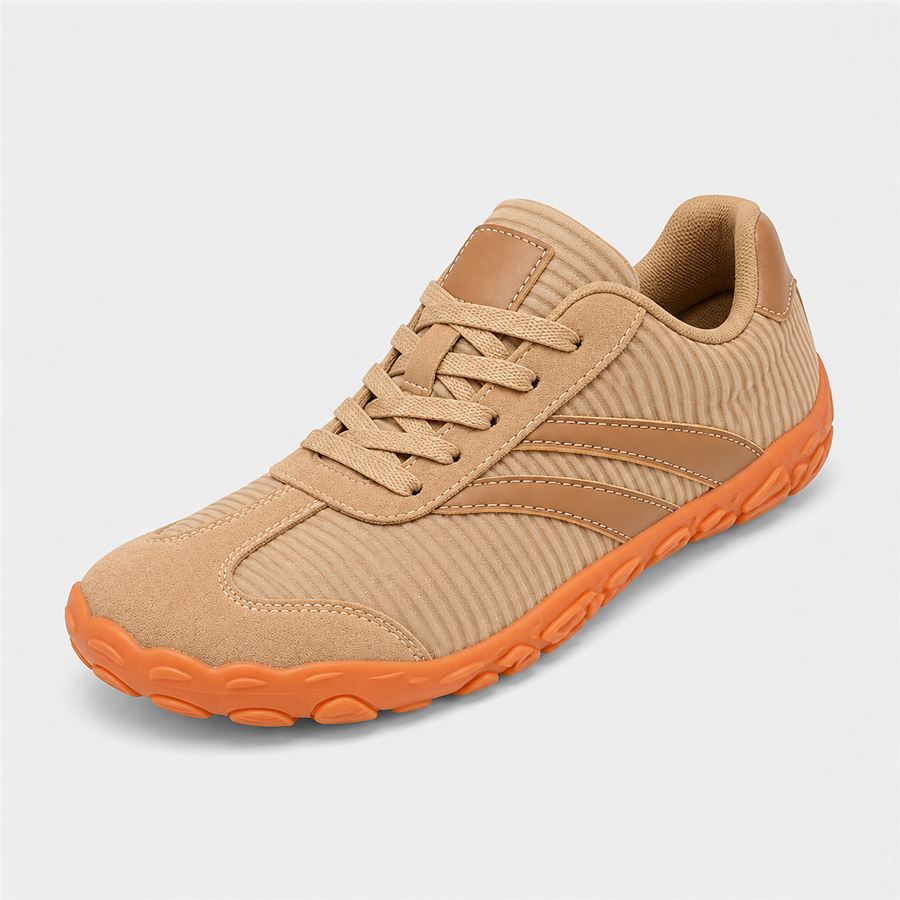 Aconcagua DUNA, zapatilla trail beige con suela cobre